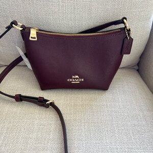 Coach Merlot Red Crossbody Bag